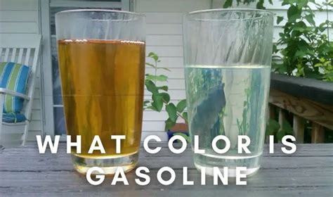 Gasoline Color