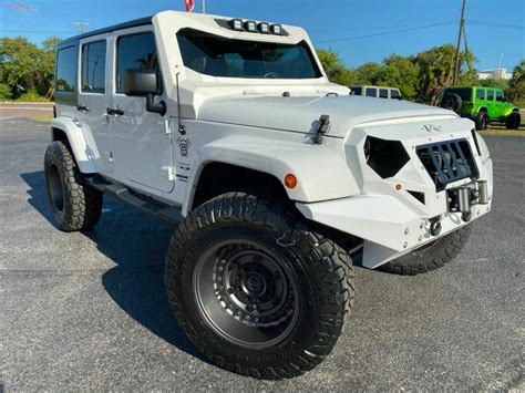 2016 Jeep Wrangler Custom Fab Fours Sahara Lifted Hardtop For Sale