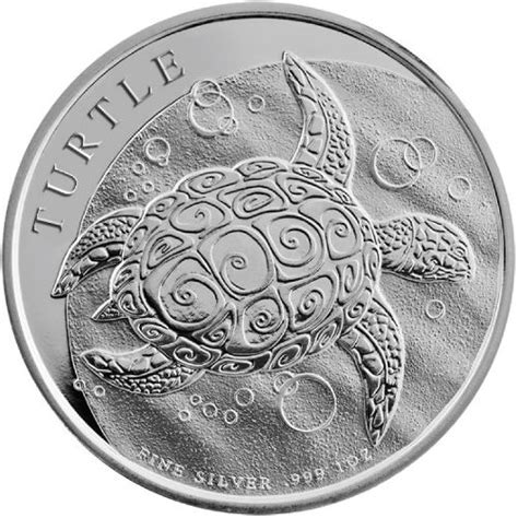 Buy Silver New Zealand Hawksbill Turtle Coins Silver