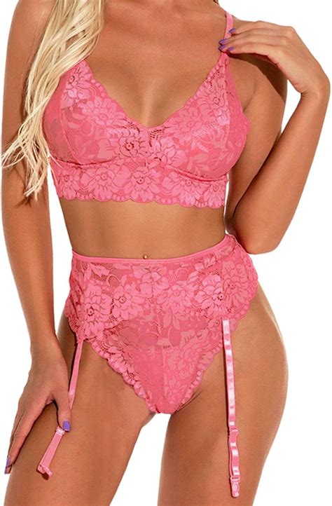 Buy Kaei Shi Sexy Lingerie For Women High Waisted Lace Bra And Panty