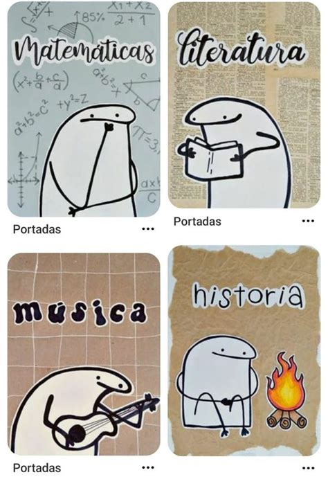 Portadas Para Las Asignaturas De Flork Portadas Dibujos Animados De