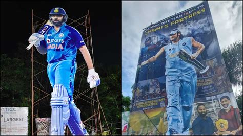 Ind Vs Sa After Virat Kohli Huge Flex Of Rohit Sharma Ms Dhoni Seen