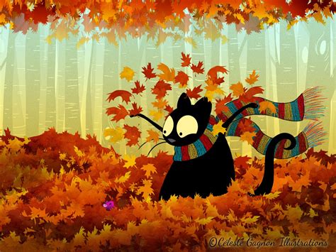 Fall Kitten Wallpapers Wallpaper Cave