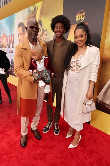 Djimon Hounsou Family Editorial Stock Photo - Stock Image | Shutterstock