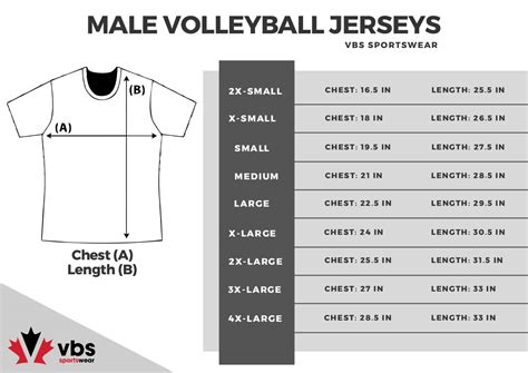 Size Charts - Volleyballstuff