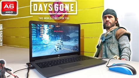 Days Gone AMD A6 Radeon R4 Graphics Low End Laptop 512MB YouTube