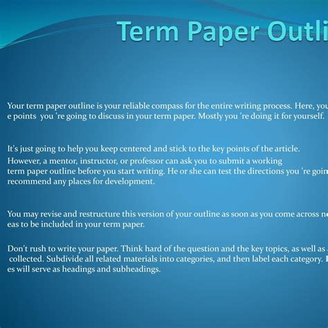 Term Paper Outline.pptx | DocDroid