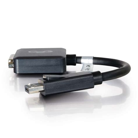 8in Displayport™ Male To Single Link Dvi D Female Adapter Converter