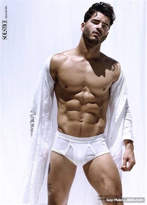 Leaked Male Model Andrew Biernat Posing Naked And Sexy Underwear