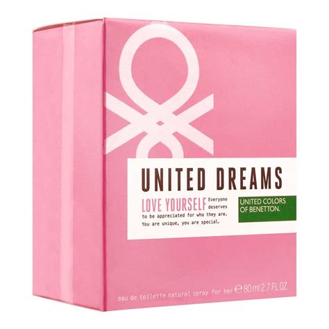 Buy Benetton United Dreams Love Yourself For Her Eau De Toilette, 80ml ...
