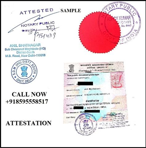 Marriage Certificate Apostille Attestation Fees Charges And Procedure