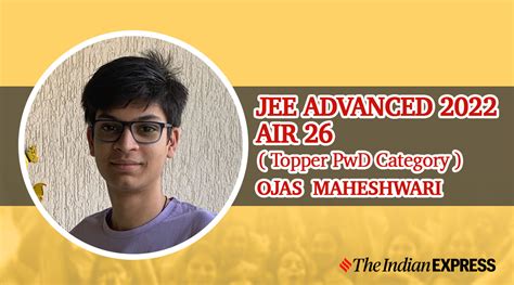 Jee Advanced Result Meet The Pwd Topper Who Made History By