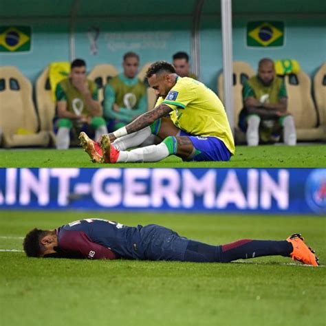 LÉquipe On Twitter Les Blessures De Neymar Avec Le Brésil Et Le Psg