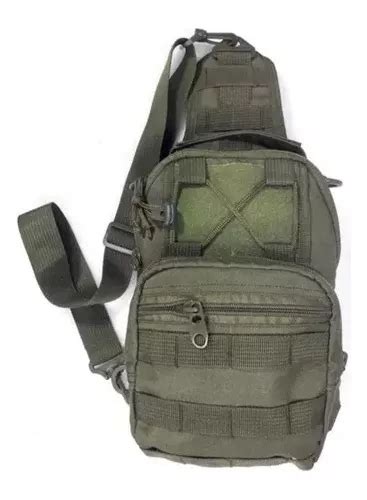 Morral Mochila Cruzada Tactica Militar Sistema Molle Amplia