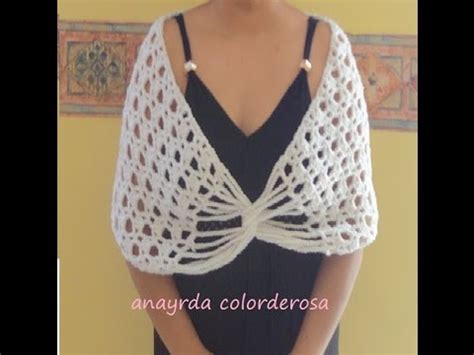 Estola Chal Crochet F Cil Paso A Paso Youtube