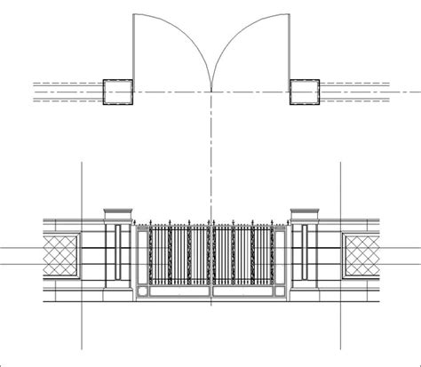 Wrought Ironforged Gaterailing Autocad Drawings】all Kinds Of Wrought