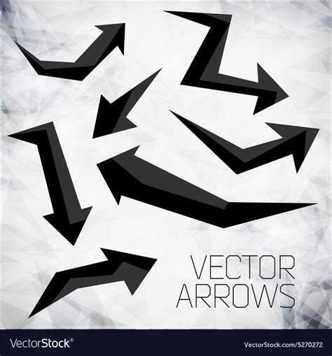 Modern Arrows Royalty Free Vector Image Vectorstock