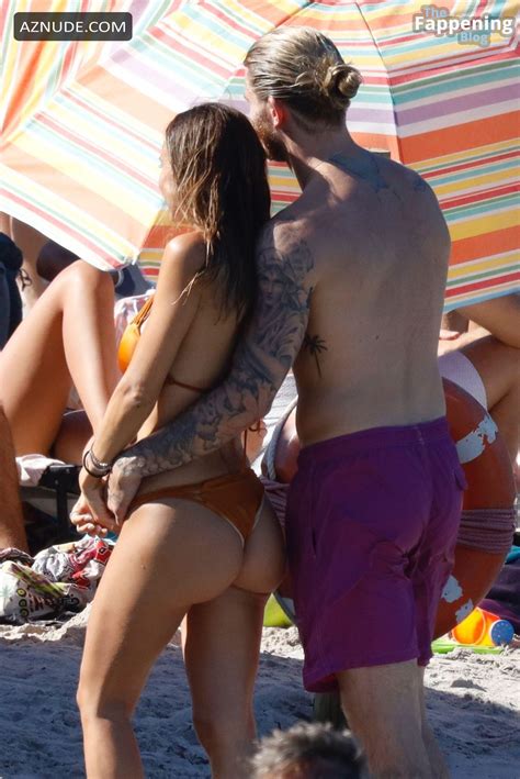 Diletta Leotta Sexy Seen With Loris Karius Showing Off Her Sizzling Bikini Body At A Beach In