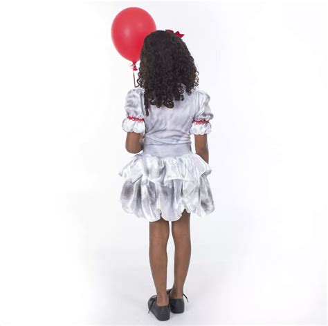 Fantasia It A Coisa Palha O Pennywise Feminina Infantil Loja De