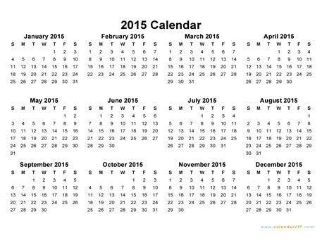 Printable Calendar - Fotolip