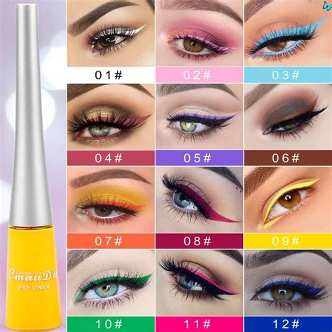 Cmaadu Professional Tanche Eyeliner Matte Traceur Liquide Couleur Vive