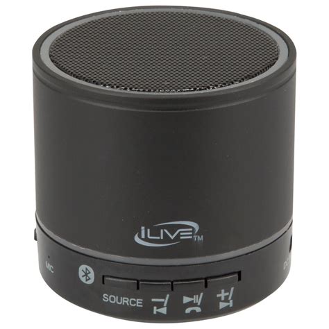 Ilive Portable Bluetooth Speaker With Fm Scan And Led Lights Isb07b