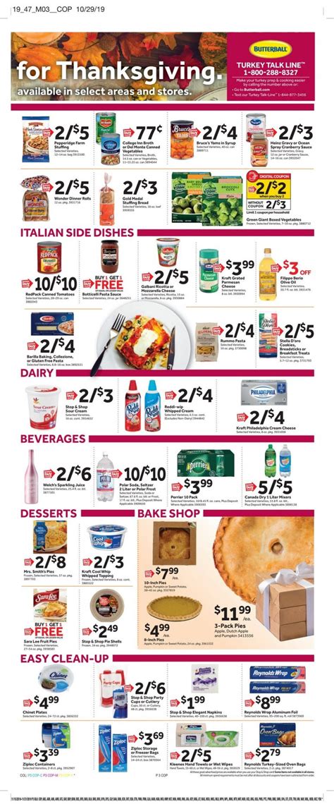 Stop And Shop Weekly Circular Nov 15 Nov 21 2019