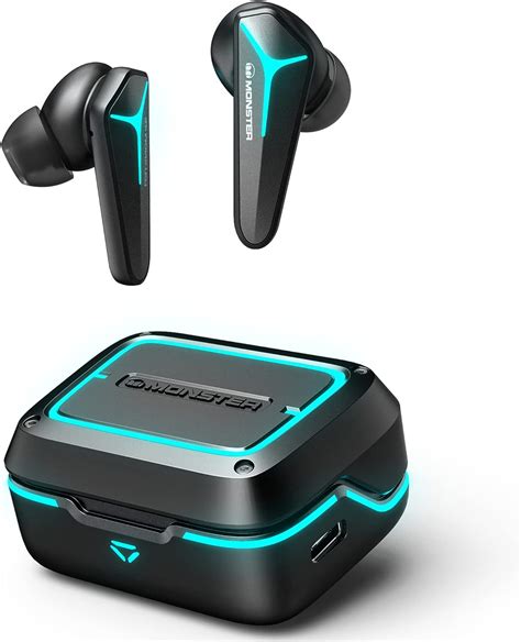 Monster Mission V Wireless Earbuds Bluetooth Built In Mic Noise