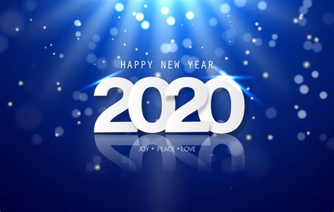 Happy New Year 2020 banner 679828 Vector Art at Vecteezy