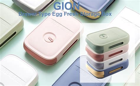 Gion Refrigerator Drawer Type Egg Fresh Storage Box Holder Container