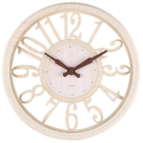 Horloge Murale Beige Pouces Cm R Sistante Et Cologique