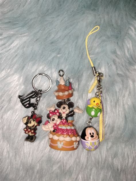 Mickey And Minnie Keychain Hobbies Toys Toys Games On Carousell