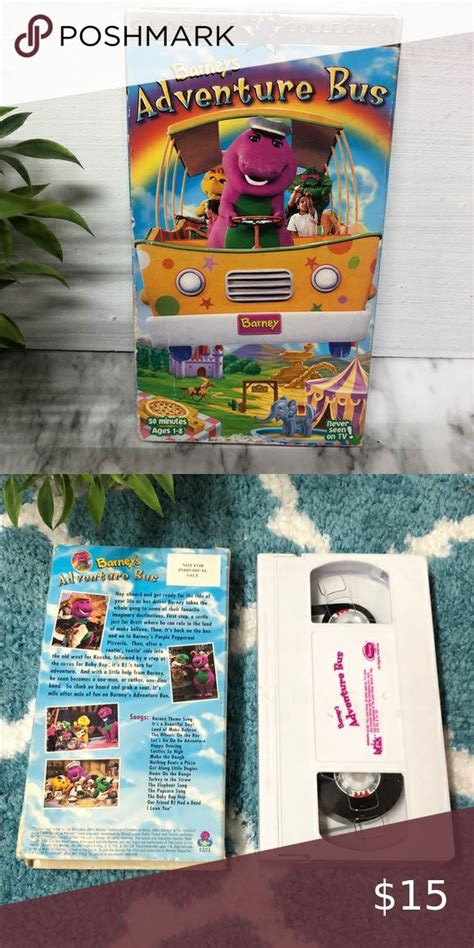 Barneys Adventure Bus Vhs Barney Vhs Vintage Classics