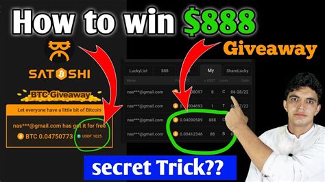 How To Win Dollars In Satoshi App Giveaway Btcs Mining Giveaway