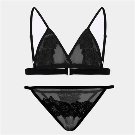 Feitong Fashion Women Sexy Muslin Lace Underwear Spice Temptation