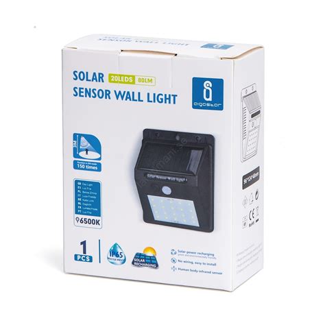 Aigostar LED Solcell Utomhusbelysning Med Sensor LED 1 11W 5 5V IP65