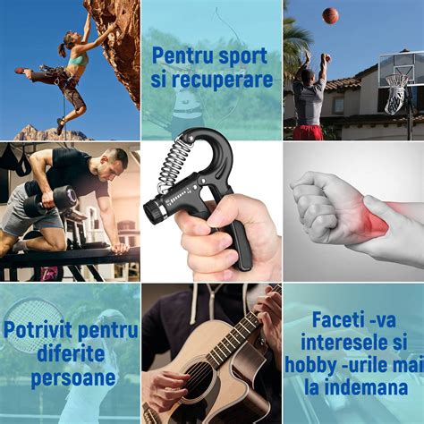 Регулируем флексор за ръце 5-60 кг, Регулируемо съпротивление, за ...