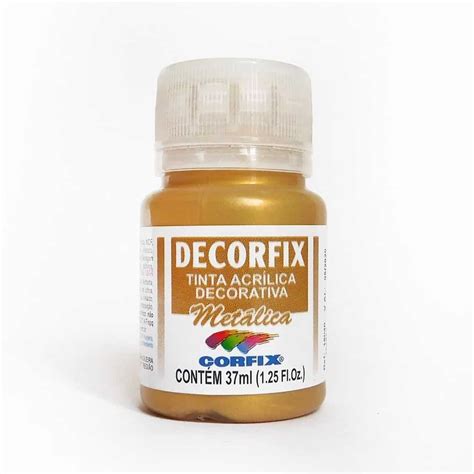 Tinta Decorfix Metálica 37ml Terapia das Artes