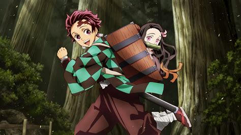 Nezuko Kamado Tanjiro Kamado 4k 5k Hd Demon Slayer Kimetsu No Yaiba