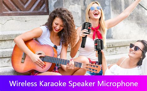 Amazon Huaze Wireless Bluetooth Karaoke Microphone Portable