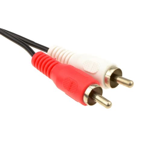 Soundlab Single Rca Phono Plug To X Phono Plugs Screened Cable Le