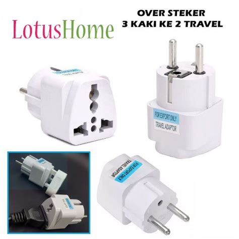 Jual Over Steker Adaptor Kaki Ke Travel Adapter Universal New