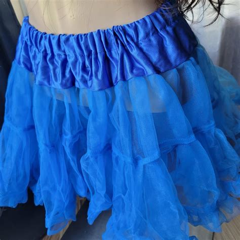 Us Shipping Only Royal Blue Tulle Petticoat Depop