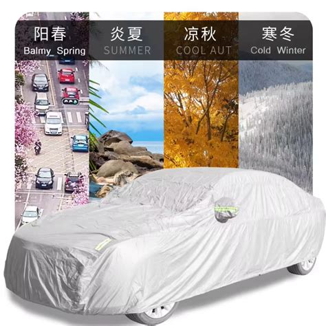 Xsd Sarung Mobil Universal Car Cover Waterproof Hatchback Sedan 3m Jw401 Silver