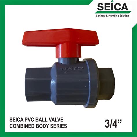 Jual Ball Valve Stop Kran 3 4 PVC Model Combined Socket Polos