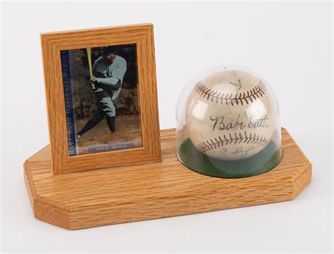 Babe Ruth And Lou Gehrig Signed Baseball RR Auction