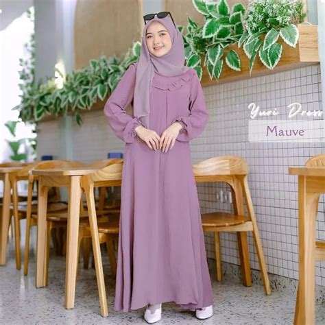 Jual Gamis Polos Remaja Nana Dress Gamis Jumbo M L Xl Xxl Gamis