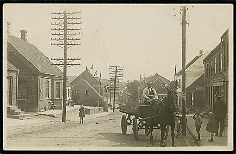 Års Gadeparti med hestevogn Fotokort u no 1907 9600 Denmark