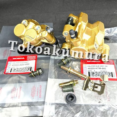 Jual Kaliper Cakram Sepaket Depan Belakang Honda Supra X 125 Supra Fit