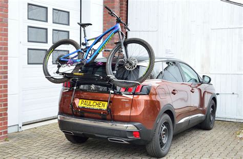 Bike Carrier For Peugeot 3008 Ii Paulchen Heckträger Ohne Ahk